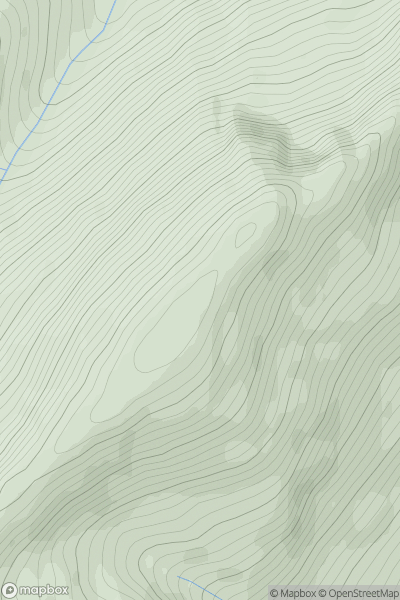 Thumbnail image for A' Chioch [Glen Affric to Glen Moriston] showing contour plot for surrounding peak